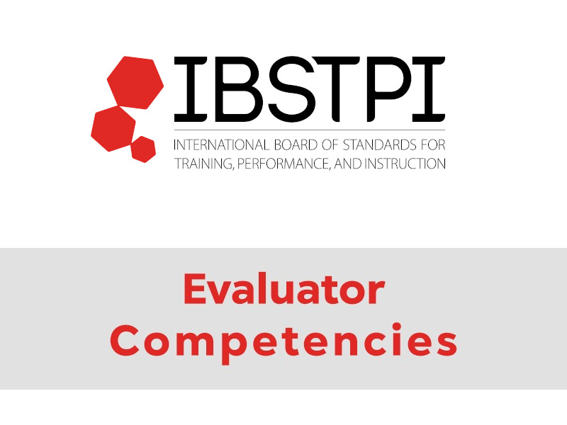 Evaluator Competencies