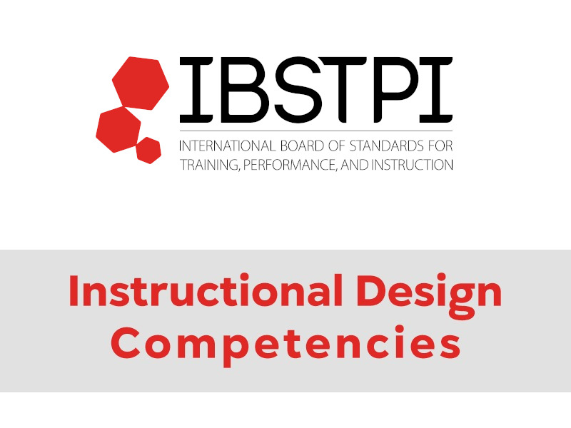 Instructional Design Competencies - IBSTPI